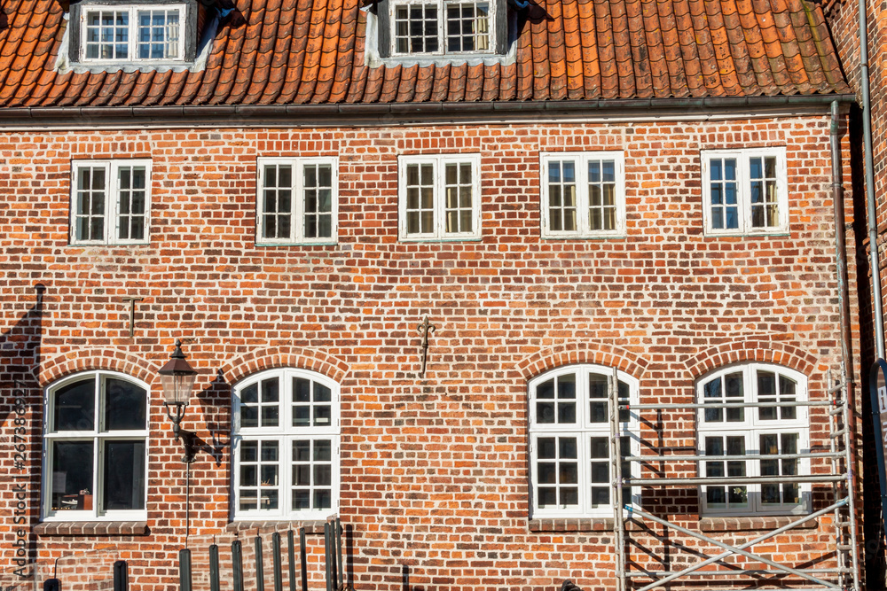 Naklejka premium Old house in Ribe - Denmark