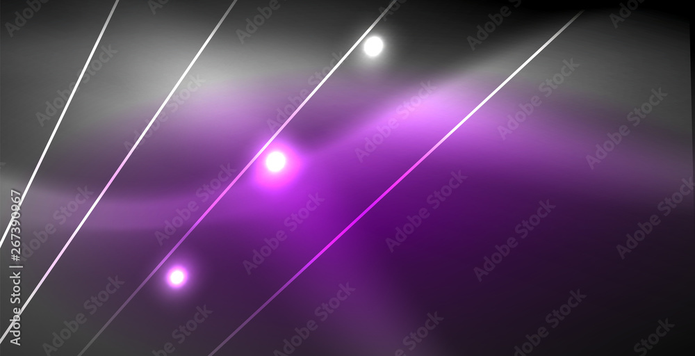 Neon glowing lines, magic energy space light concept, abstract background wallpaper design Neon glowing lines, magic energy space light concept, abstract background wallpaper design