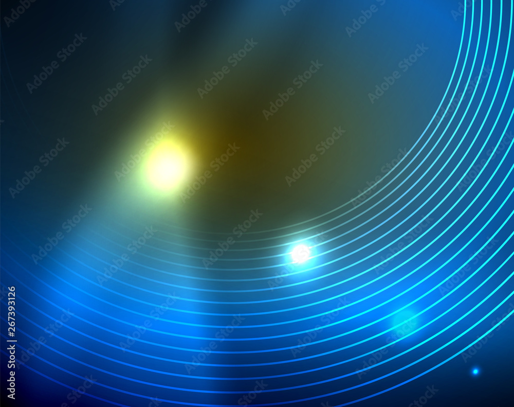 Shiny circles glowing abstract background Shiny circles glowing abstract background