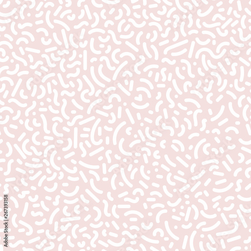 Vector pink abstract pattern. Seamless pattern in the Memphis style