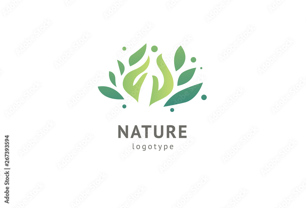 Abstract nature logo icon vector design. Healthy eco food, ecology, spa, diet, yoga, Environment day vector logo. Happy people with leaf logo. Fitness, sport web icon. Abstract nature logo icon vector design. Healthy eco food, ecology, spa, diet, yoga, Environment day vector logo. Happy people with leaf logo. Fitness, sport web icon.