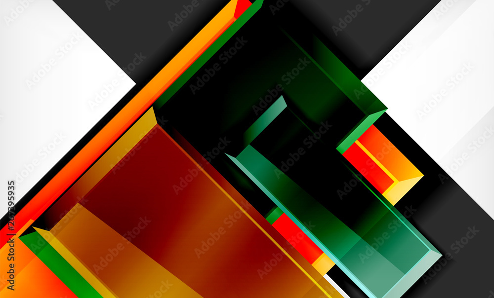 Color squares futuristic abstract background Color squares futuristic abstract background
