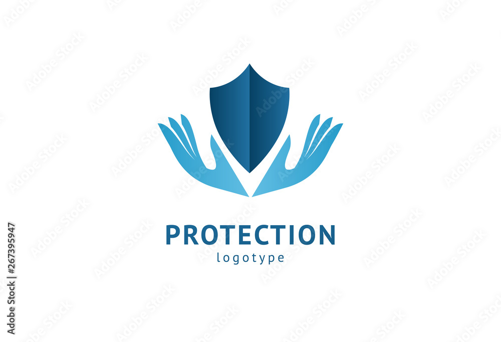 Shield icon. Vector flat style illustration Abstract business security Agency logo template. Logo concept of antivirus, protection, insurance, privacy, guard. Shield icon. Vector flat style illustration Abstract business security Agency logo template. Logo concept of antivirus, protection, insurance, privacy, guard.