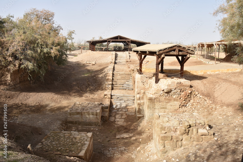 Site Believed to be the Baptism Site of Jesus Christ, River Jordan