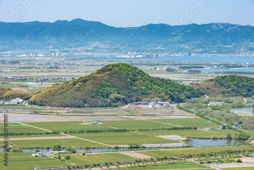 八幡山からの琵琶湖風景