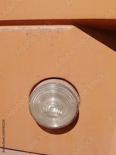 back lamp of a school bus
