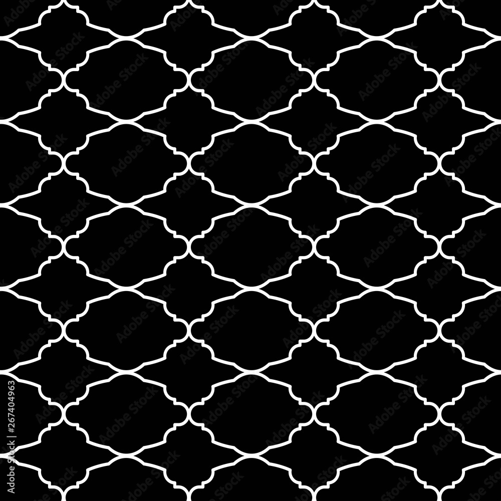 Fototapeta premium Seamless vintage ornament. Vector baroque background for textile design.