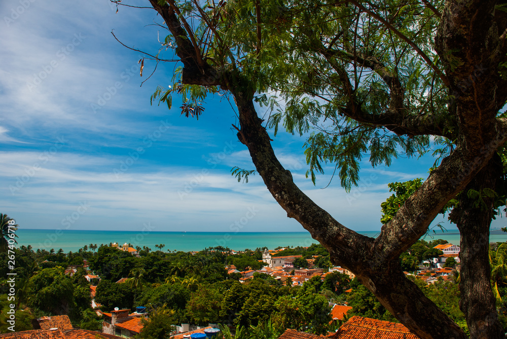 Φωτογραφία Olinda, Brazil: A view of Olinda's historic center from the top of Alto da Se hi
