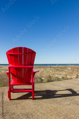 Slika na platnu Adirondack beach chair