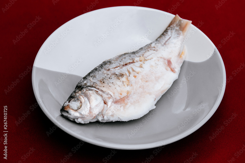 Thai Fermented salted fish with rice or Pla Som Thai Fermented salted fish with rice or Pla Som