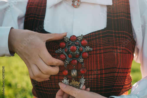 Lielvardes belt in spring