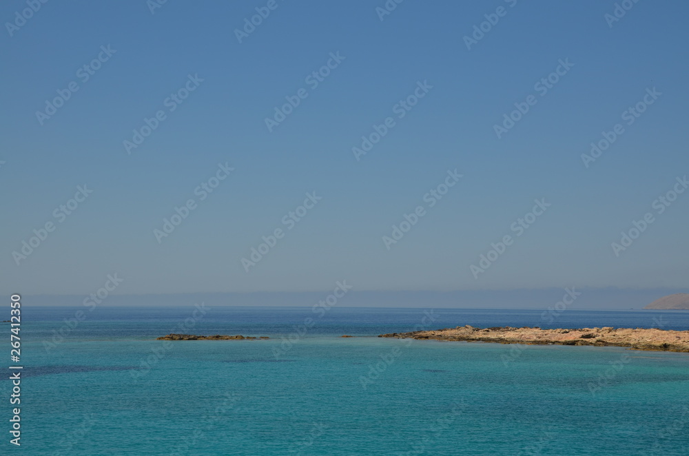 Greece Crete landscape mountains road panorama sea shore sun beach Greece Crete landscape mountains road panorama sea shore sun beach