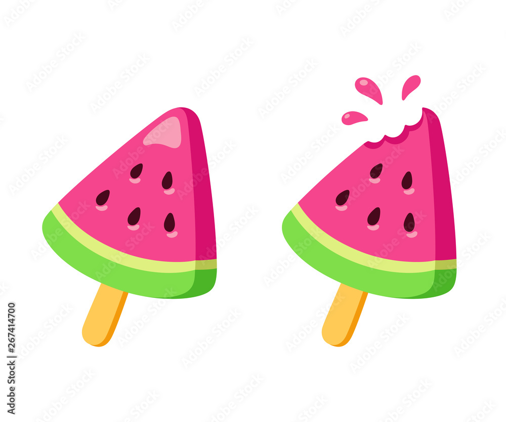 Watermelon ice cream Watermelon ice cream