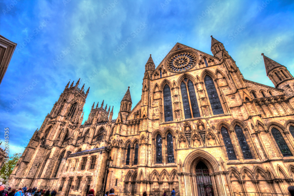York Minster Cathedral, Yorkshire, Great Britain.