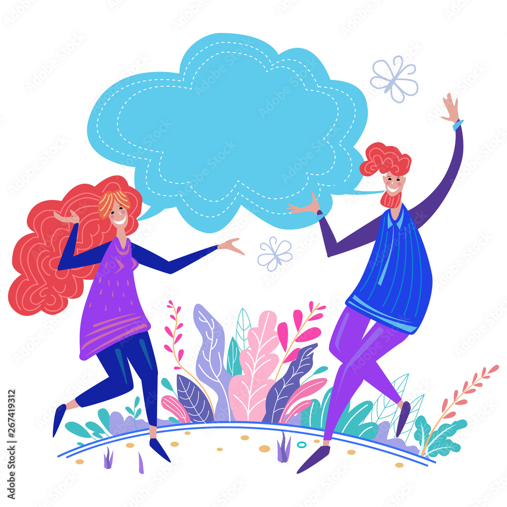 Concept of communication, dialogue, contact, between people Concept of communication, dialogue, contact, between people
