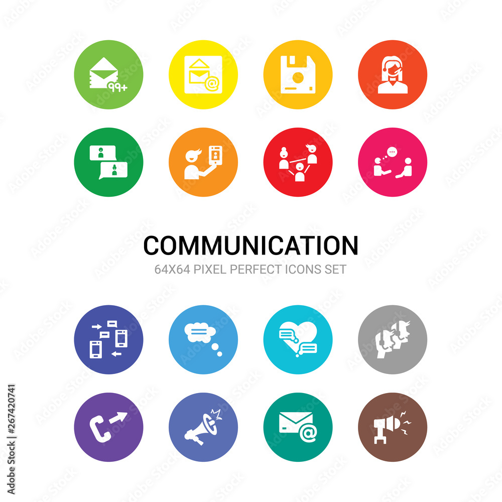16 communication vector icons set included announcement, arroba, bullhorn, call, call center, chat, chat bubble, chatting, communication, connection, contact icons 16 communication vector icons set included announcement, arroba, bullhorn, call, call center, chat, chat bubble, chatting, communication, connection, contact icons