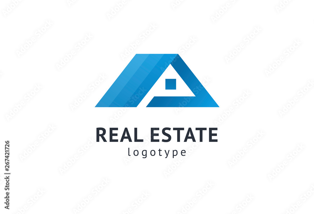 Abstract real estate agent logo icon vector design. Rent, sale of real estate vector logo, House cleaning, home security, real estate auction. Vector building logo concept. Abstract real estate agent logo icon vector design. Rent, sale of real estate vector logo, House cleaning, home security, real estate auction. Vector building logo concept.