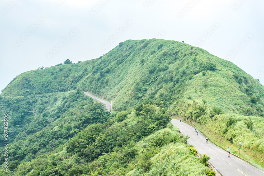 Scenic route at Buyen Pavilion in Taiwan. Scenic route at Buyen Pavilion in Taiwan.