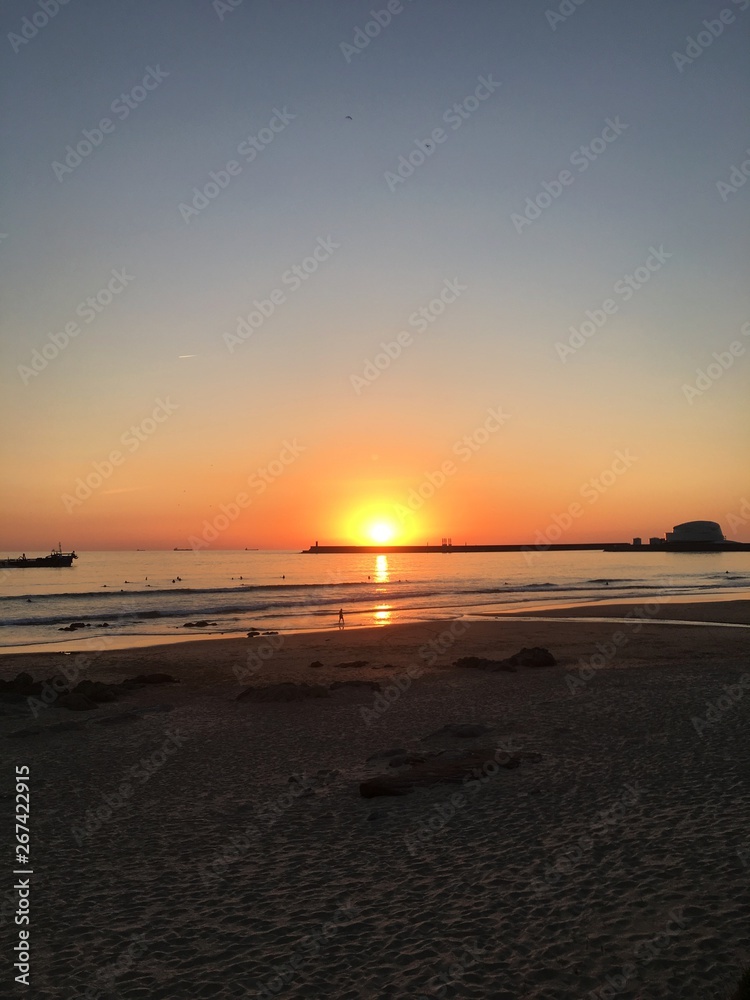 Obraz premium sunset on beach