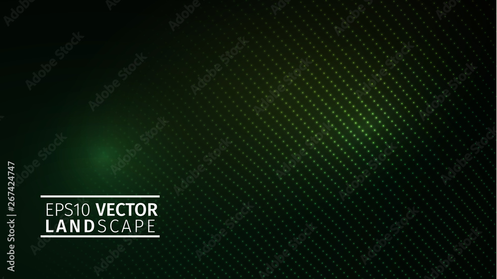 Green technology background. Futuristic hexagon vector illustration. Futuristic hexagon vector illustration. HUD element. 3d landscape. Big data.