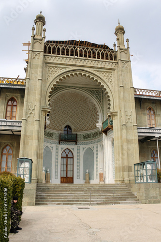 Portico in the style of the Ottoman Empire.
