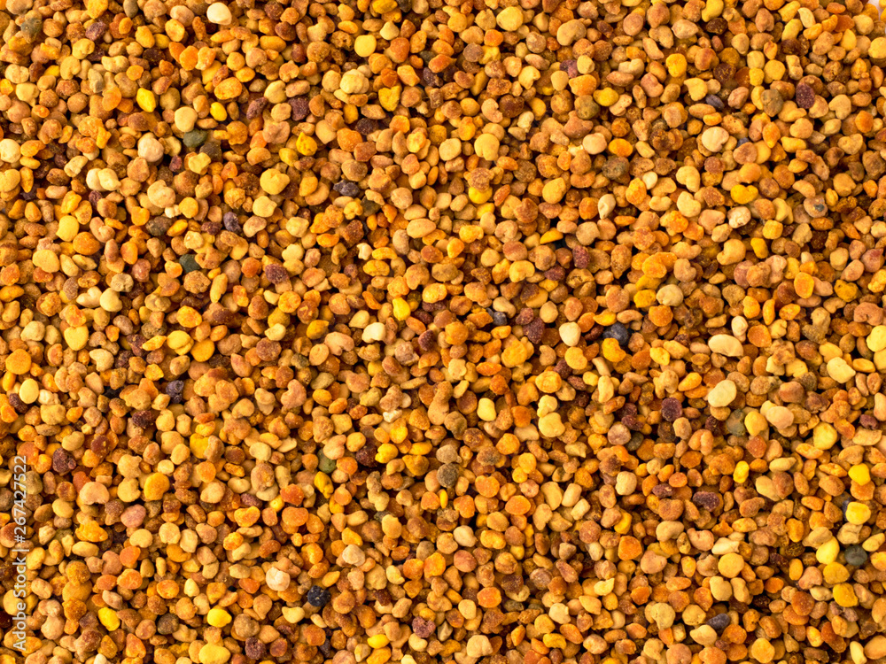 Flower pollen background. The form of the top. Flower pollen background. The form of the top.