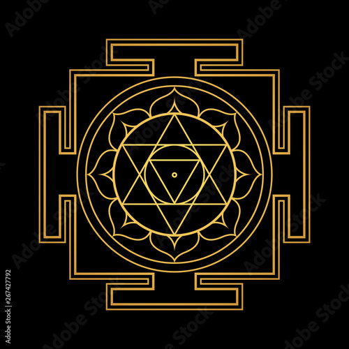 hinduism yantra sacred geometry mandala.