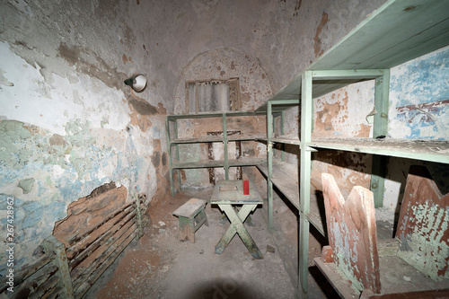 Fotografie old philadelphia abandoned penitentiary