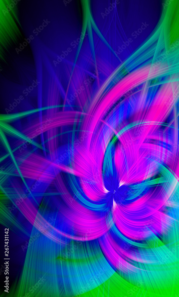 Colorful abstract art texture. Fantasy space world illustration