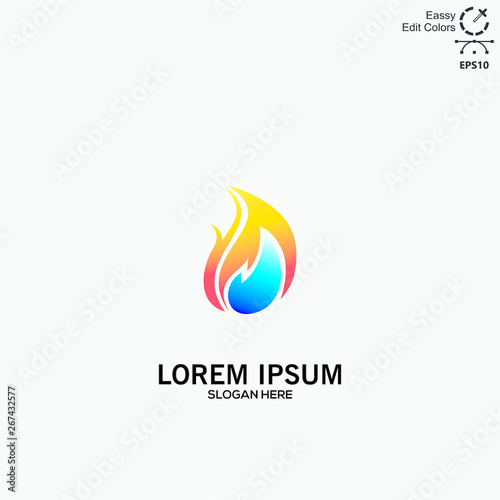 Gas and oil icon vector illustration - Vector