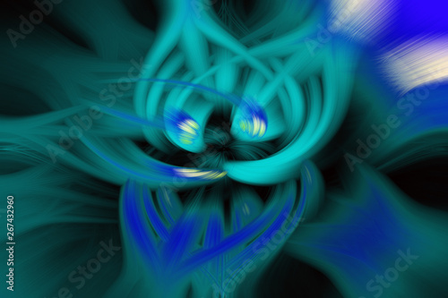 Foto abstract fractal light background, ornament, decor, tracery, garniture, weave