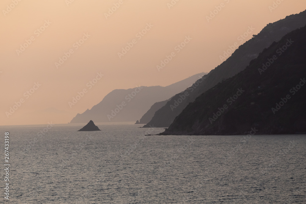 Naklejka premium Porto Venere, Italian port in the province of Liguria