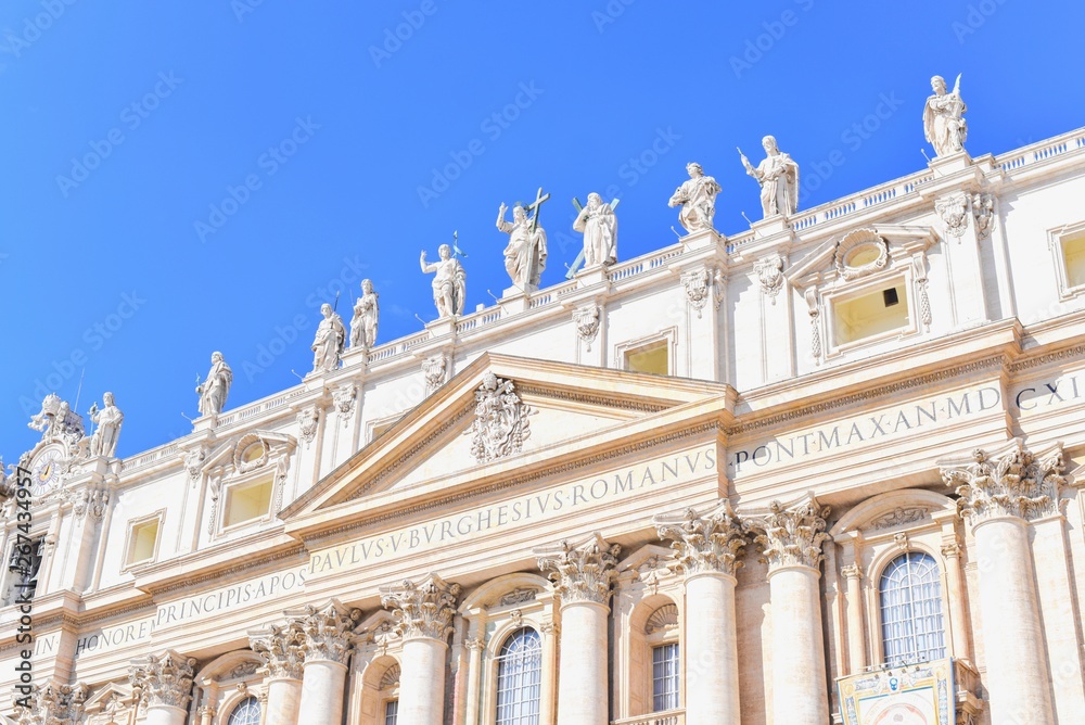 Main Building of St. Peter's Basilica in Vatican City