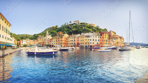 Panorama of Portofino in summer © lena_serditova