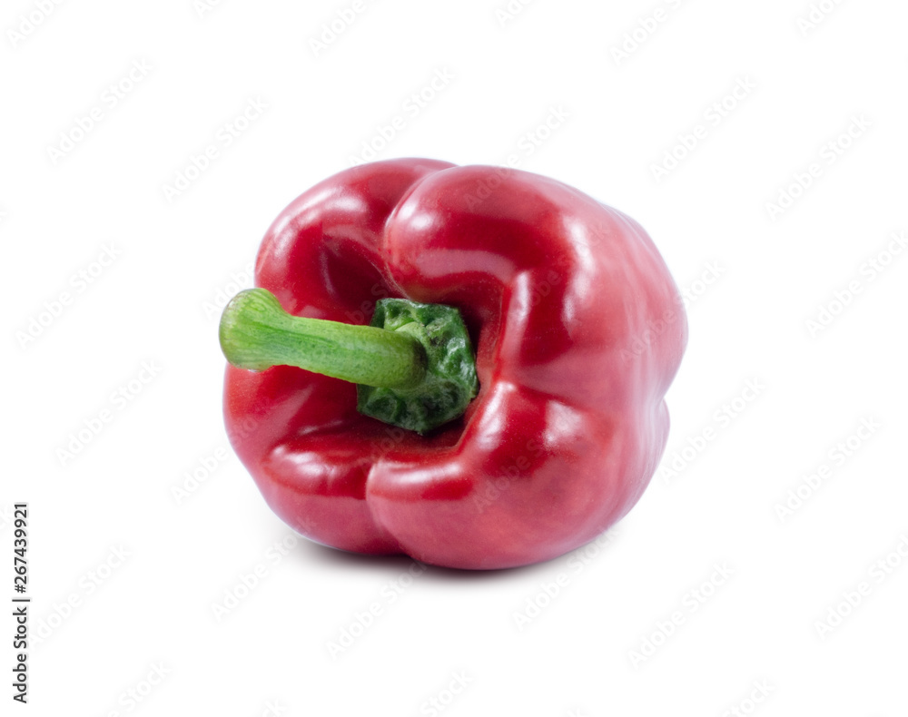 red pepper isolated on white background