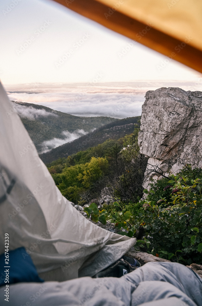 Camping in Shenandoah National Park in Virginia in Summer