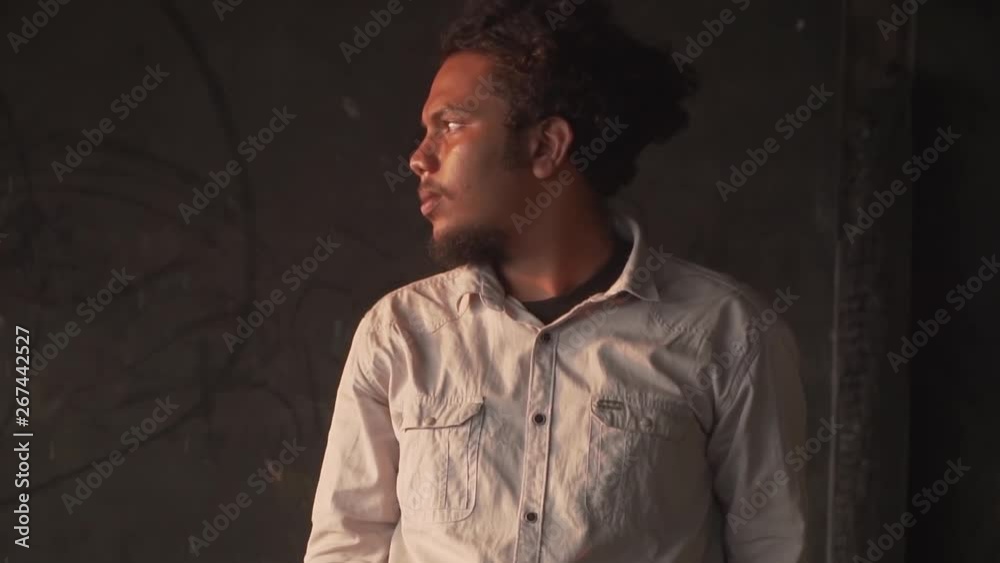 model looking out during portrait sunset tight headshot stylish young youth man model looking out during portrait sunset tight headshot stylish young youth man