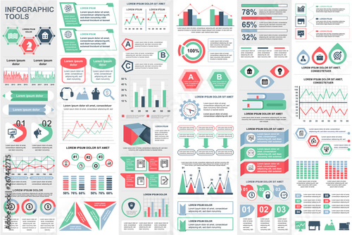 Infographic elements data visualization vector design template. Can be used for steps, options, business processes, workflow, diagram, flowchart concept, timeline, marketing icons, info graphics.