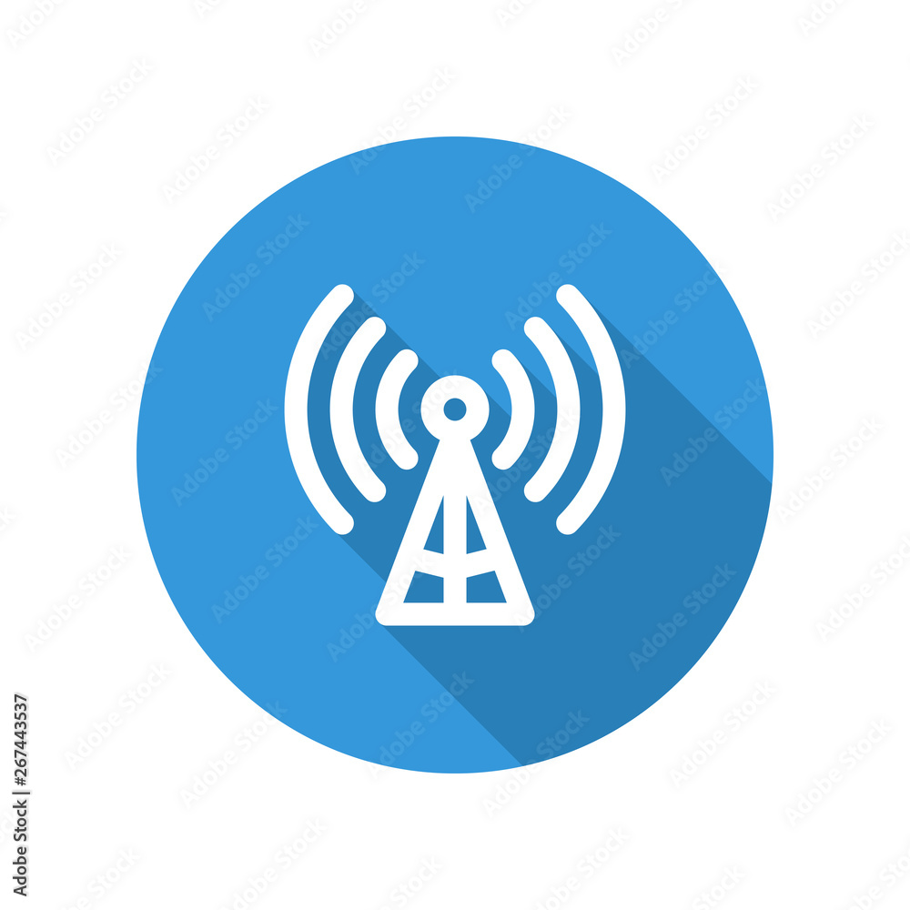 Icon illustration for the mobile network Icon illustration for the mobile network