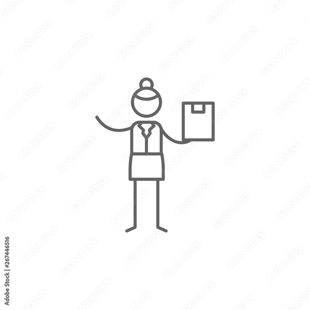 Hostess, menu, restaurant icon. Element of restaurant icon. Thin line icon for website design and development, app development. Premium icon Hostess, menu, restaurant icon. Element of restaurant icon. Thin line icon for website design and development, app development. Premium icon