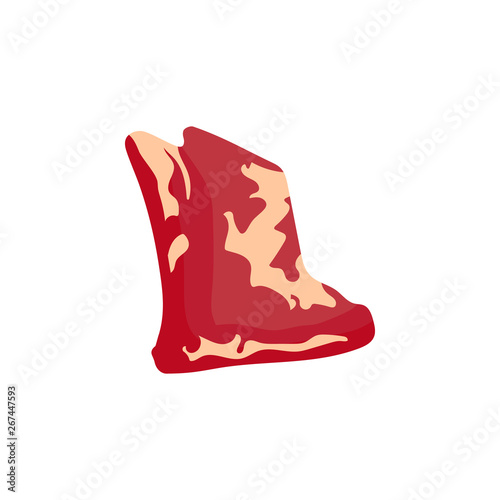 Meat, beef cut, beef foreshank color icon. Element of beef meat parts illustration. Premium quality graphic design icon. Signs and symbols collection icon