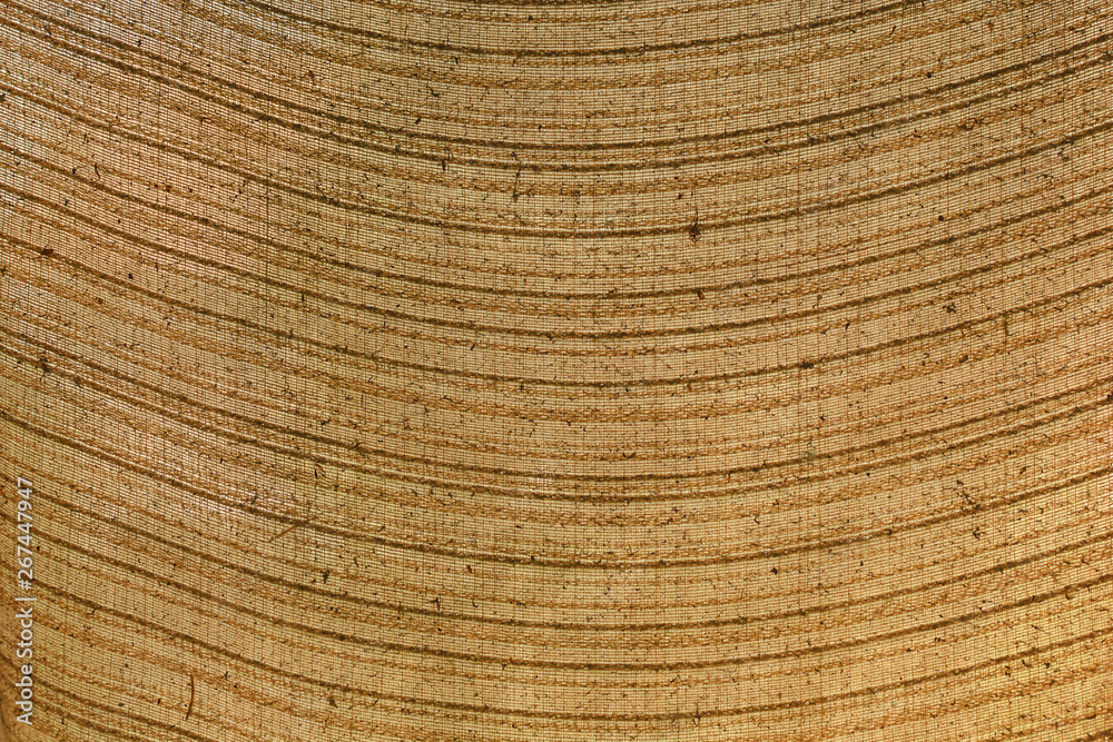 Naklejka premium Old grungy fabric texture with view dark background