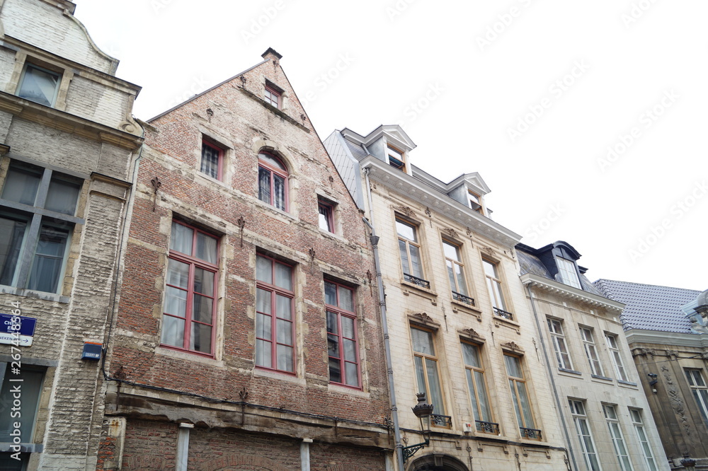 facade of an old building in brussels belgium