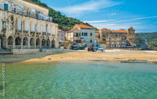 The beautiful village of Santa Maria di Castellabate, Cilento, Campania, southern Italy.