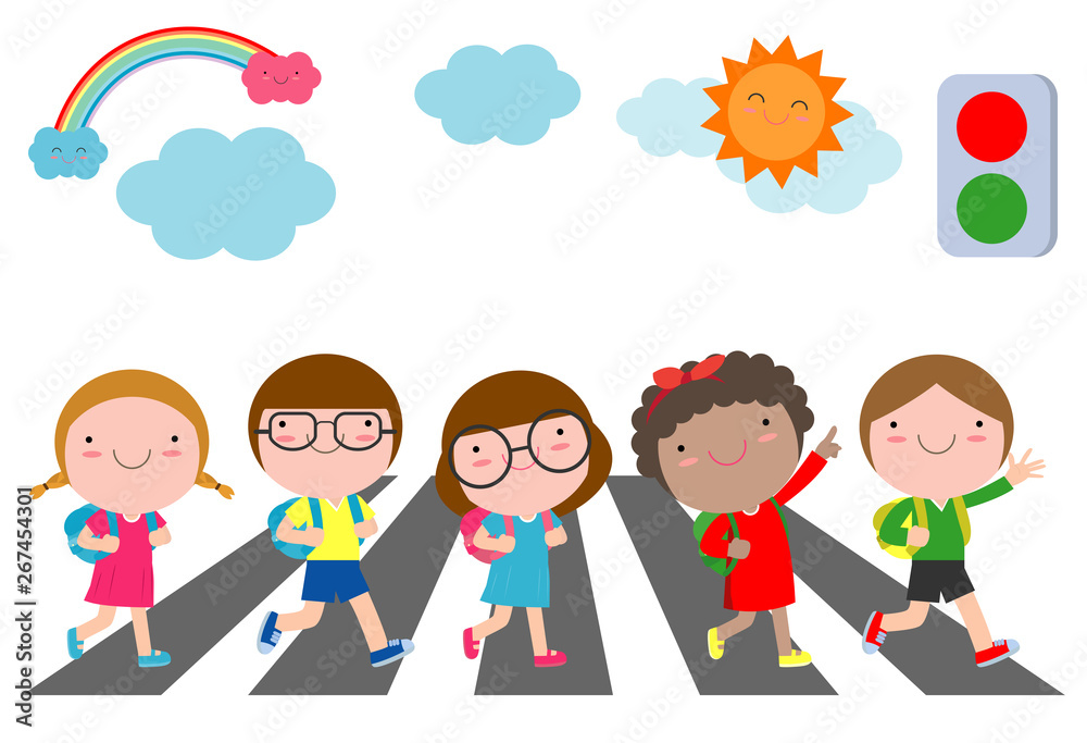 kids-across-the-road-students-walk-across-the-crosswalk-with-a-traffic