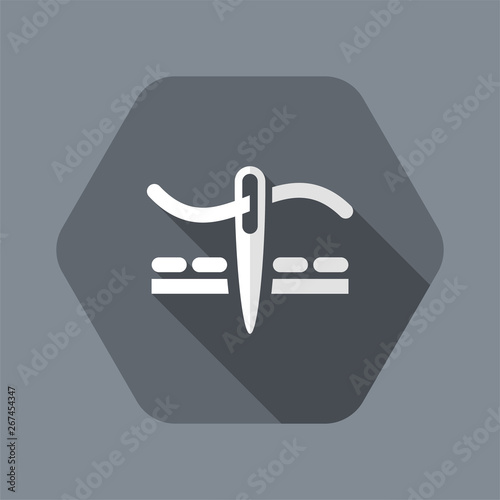 Vector illustration of sewing craft icon