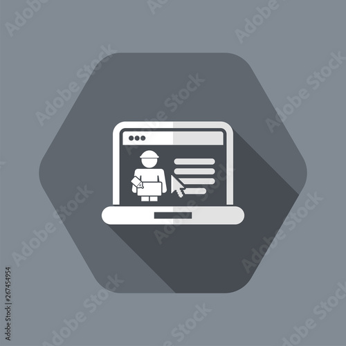 Delivery page of e-commerce website
