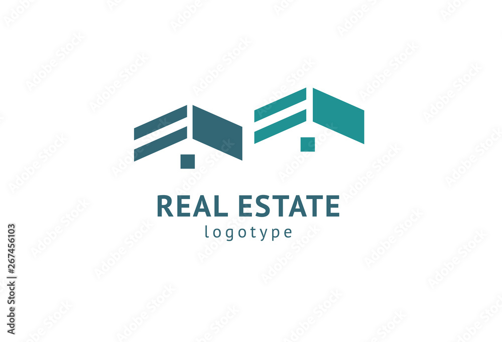 Abstract real estate agent logo icon vector design. Rent, sale of real estate vector logo, House cleaning, home security, real estate auction. Vector building logo concept. Abstract real estate agent logo icon vector design. Rent, sale of real estate vector logo, House cleaning, home security, real estate auction. Vector building logo concept.
