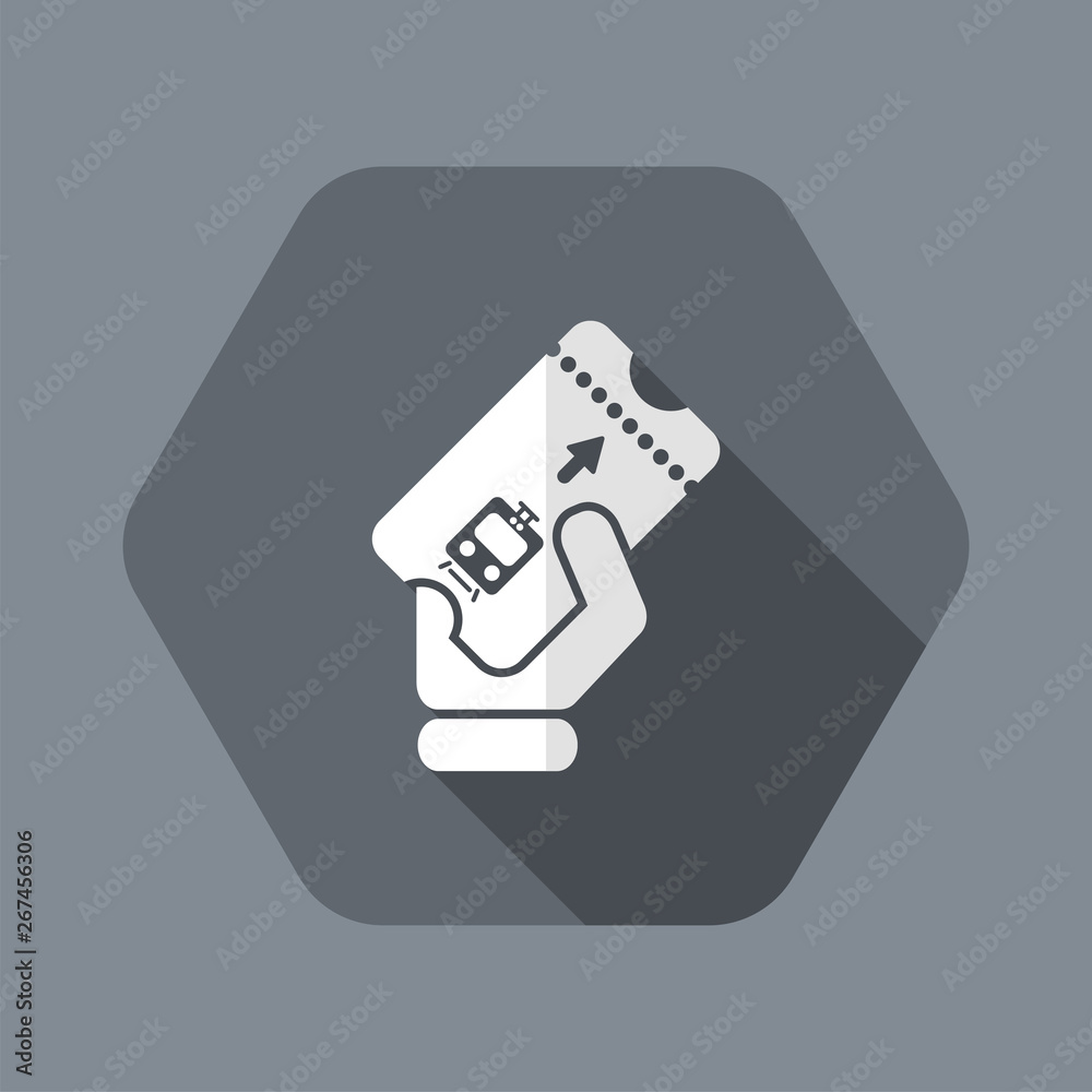 Train ticket icon Train ticket icon