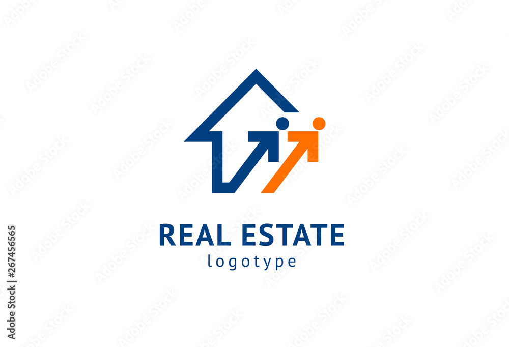 Abstract real estate agent logo icon vector design. Rent, sale of real estate vector logo, House cleaning, home security, real estate auction. Vector building logo concept. Abstract real estate agent logo icon vector design. Rent, sale of real estate vector logo, House cleaning, home security, real estate auction. Vector building logo concept.